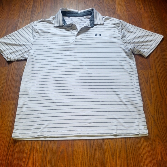 Under Armour Men’s Large Playoff Polo  Loose Fit Performance Tee Shirt A79 - Picture 5 of 10